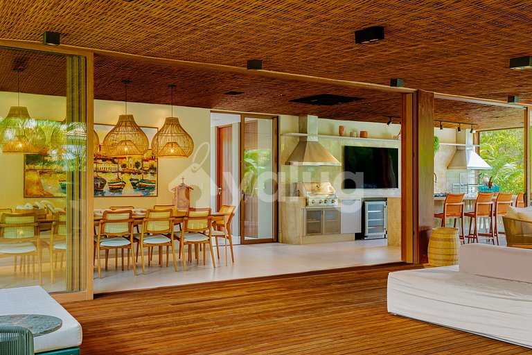 Hermosa casa 6 suites a 200 metros la playa - Praia do Forte