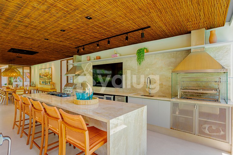 Linda Casa 6 Suítes 200 Metros da praia - Praia do Forte