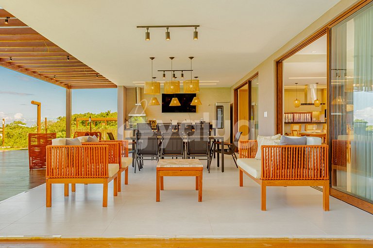 Beautiful House with Pool and 7 Suites - Praia do Forte