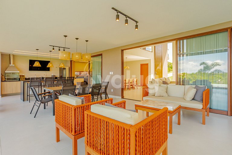 Hermosa casa con piscina y 7 suites - Praia do Forte