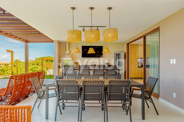 Beautiful House with Pool and 7 Suites - Praia do Forte