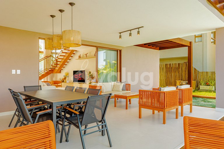 Beautiful House with Pool and 7 Suites - Praia do Forte