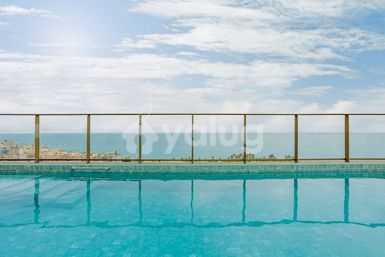 Excellent studio apartment for 3 people, with pool