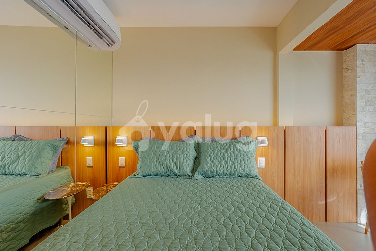 Excelente estudio para 3 personas con piscina - Rio Vermelho
