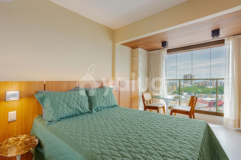 Excellent studio apartment for 3 people, with pool