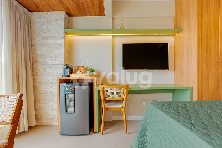 Excelente Studio com Vista para a cidade - Rio Vermelho