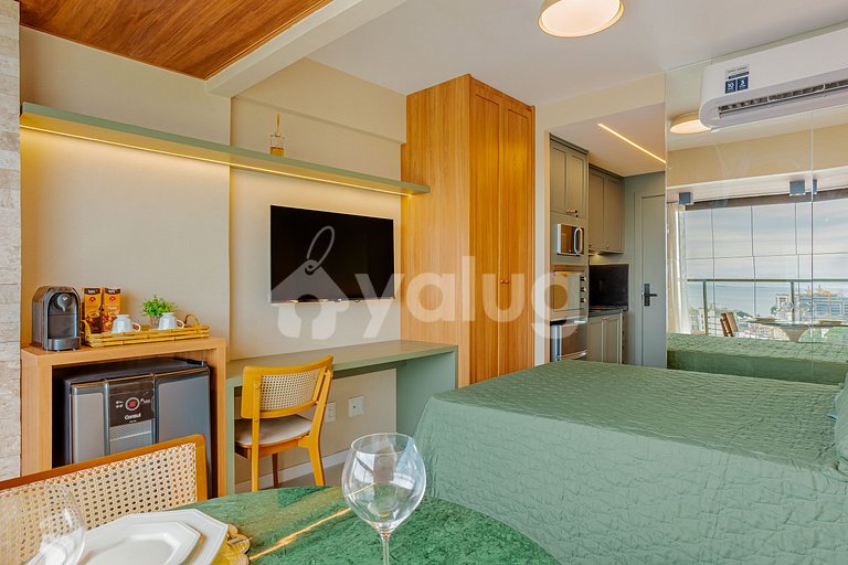 Excelente estudio para 3 personas con piscina - Rio Vermelho