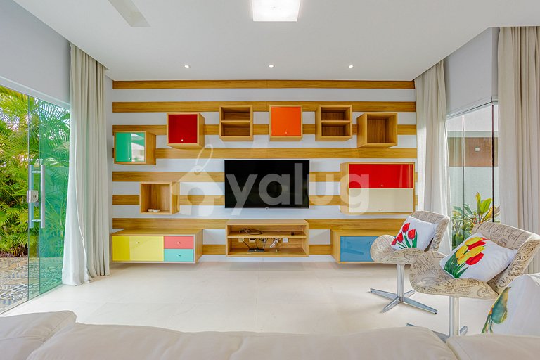 Beautiful house with 4 suites and a pool - Paraíso dos Lagos
