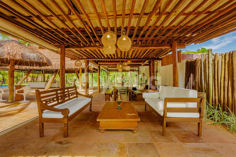 House with Pool, 6 Suites, 50m from the beach - Busca Vida