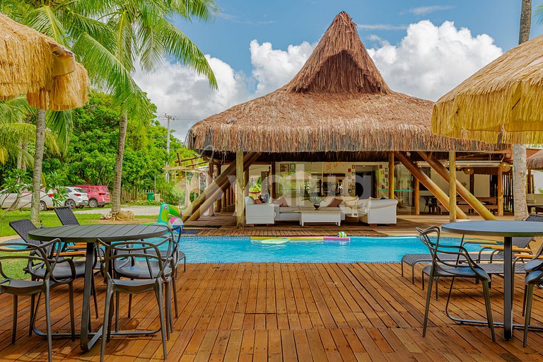 Casa con piscina, 6 suites, a 50 m de la playa - Busca Vida
