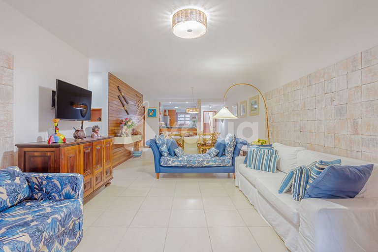 Increíble Apartamento 3 Suites Frente a la Playa Praia do Fo