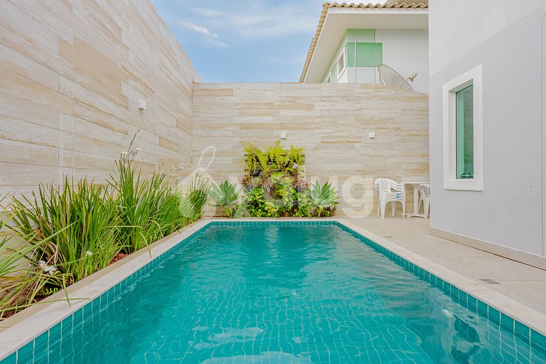 Excellent 4 Bedroom House in Guarajuba with Swimming Pool an
