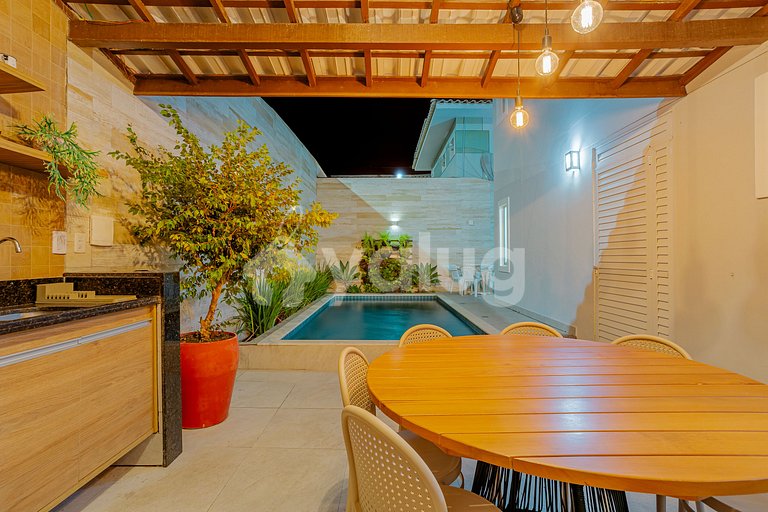 Excelente Casa 4 Quartos em Guarajuba com Piscina e WiFi