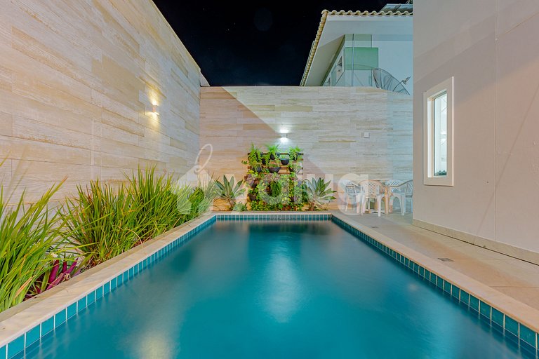Excellent 4 Bedroom House in Guarajuba with Swimming Pool an