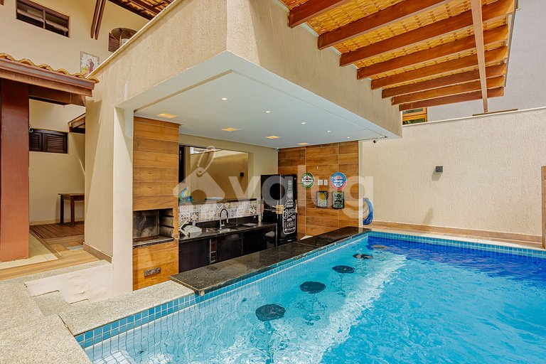 Hermosa casa con 5 suites y piscina - Guarajuba