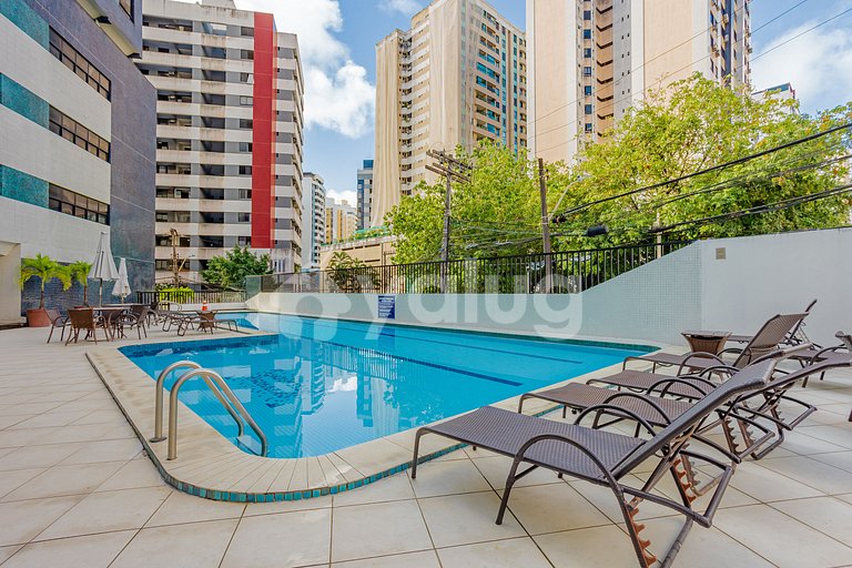 Beautiful Apartment with 2 Suites - Pituba