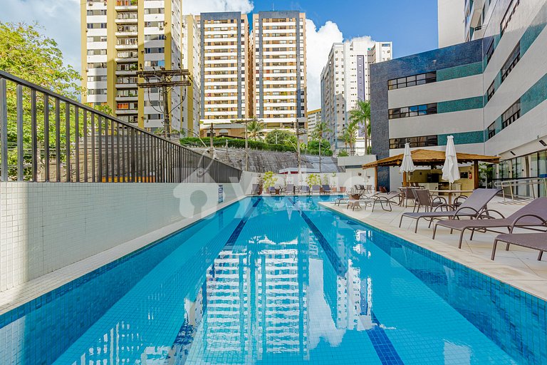 Hermoso apartamento con 2 suites - Pituba