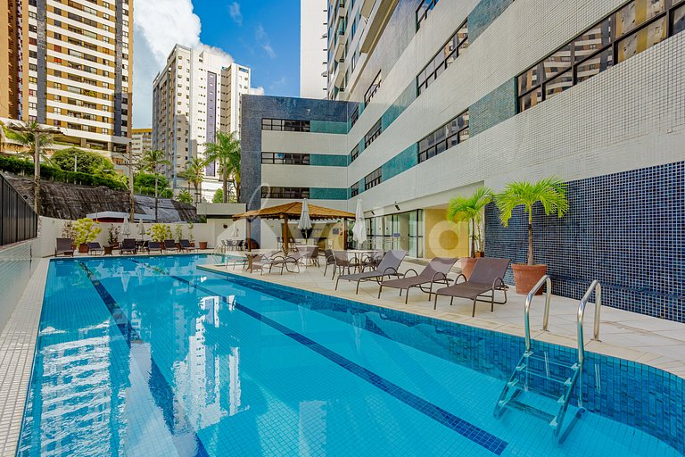 Beautiful Apartment with 2 Suites - Pituba