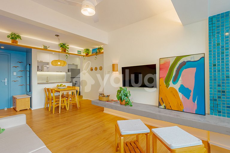 Hermoso apartamento con 2 suites - Pituba