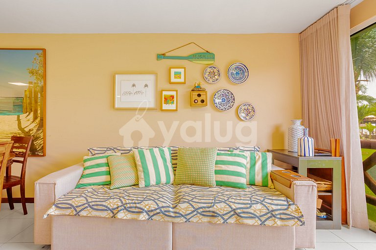 Beautiful 2-Bedroom House with Ocean View, Guarajuba