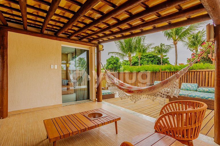 Beautiful 2-Bedroom House with Ocean View, Guarajuba