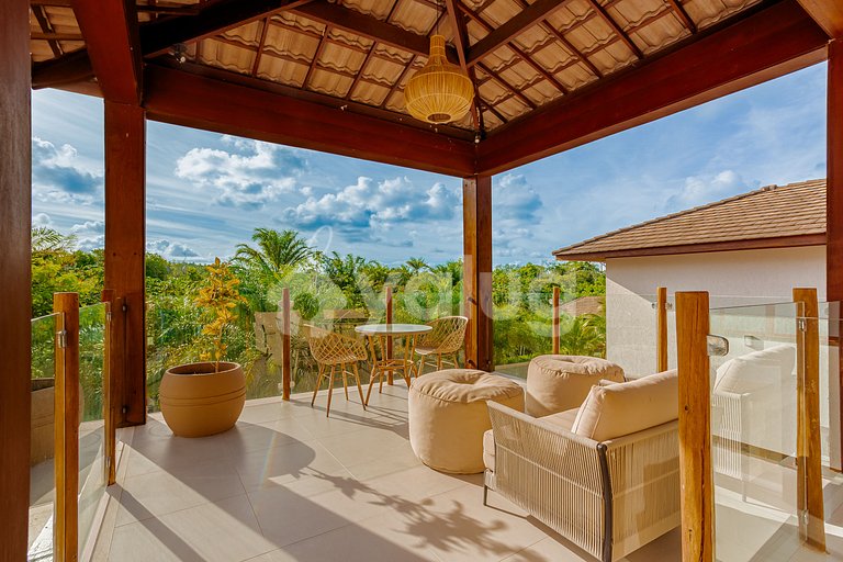 Casa Alto Padrão 6/4, com Hidro e piscina - Praia do Forte