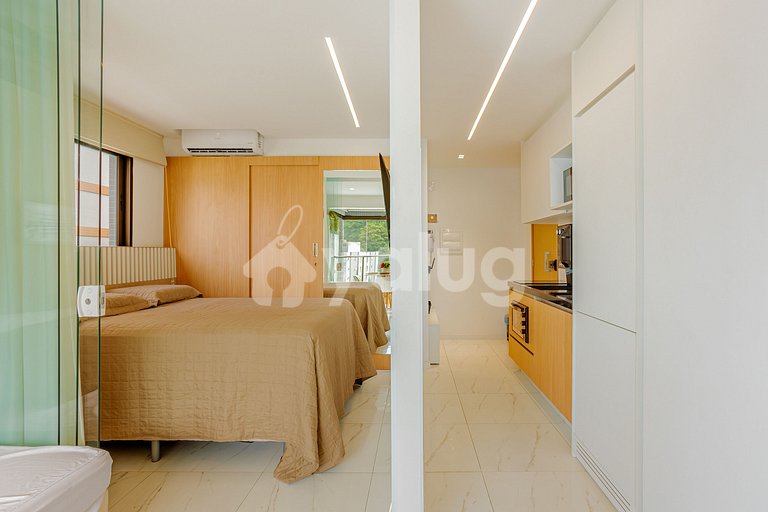 Lindo Studio a 100m da Praia da Barra