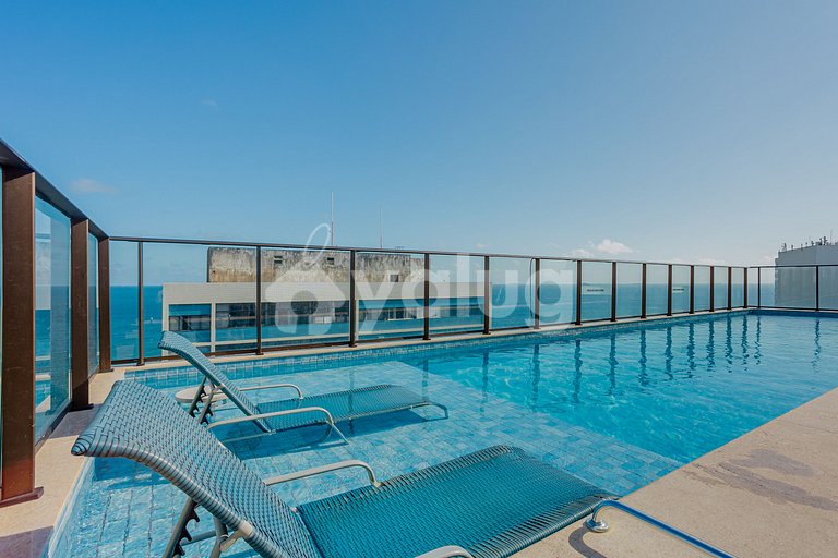 Beautiful studio apartment 100m from Barra Beach.