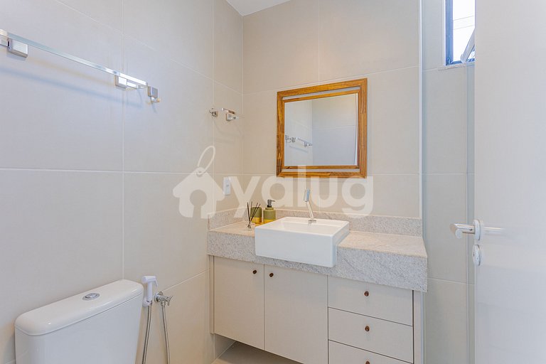 Apt 3 habitaciones acogedoras, Pé na Areia