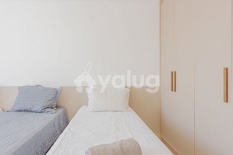 Apt 3 Cozy Bedrooms, Pé na Areia