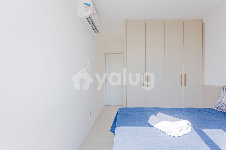 Apt 3 Cozy Bedrooms, Pé na Areia