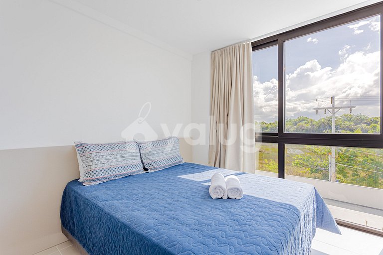 Apt 3 Cozy Bedrooms, Pé na Areia