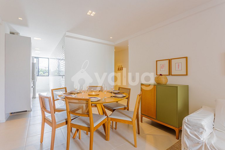 Apt 3 Cozy Bedrooms, Pé na Areia