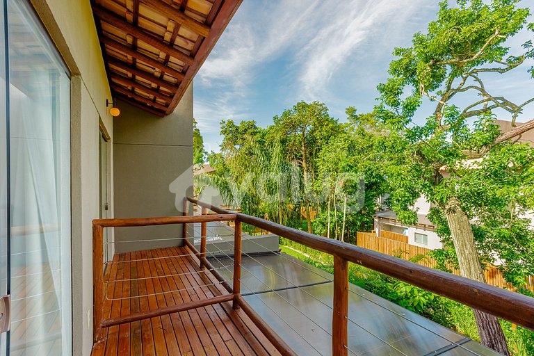 PF153 Perfeito Duplex c/ piscina 4 suítes Praia do Forte