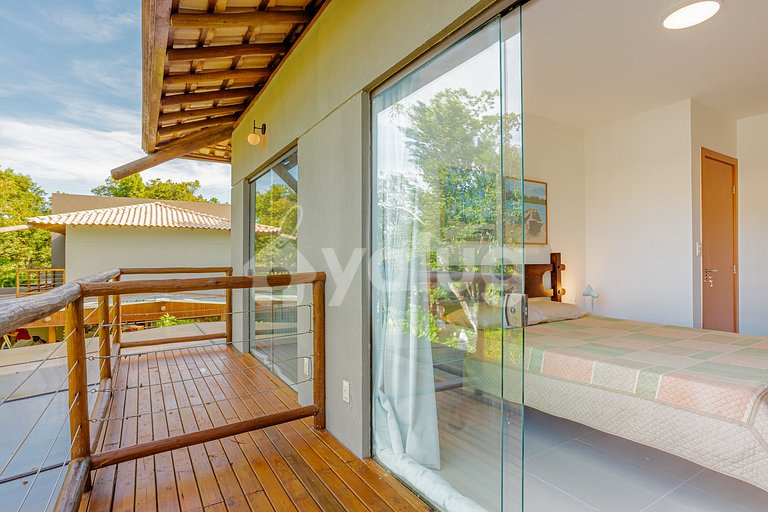 PF153 Perfect Duplex with pool, 4 suites, Praia do Forte
