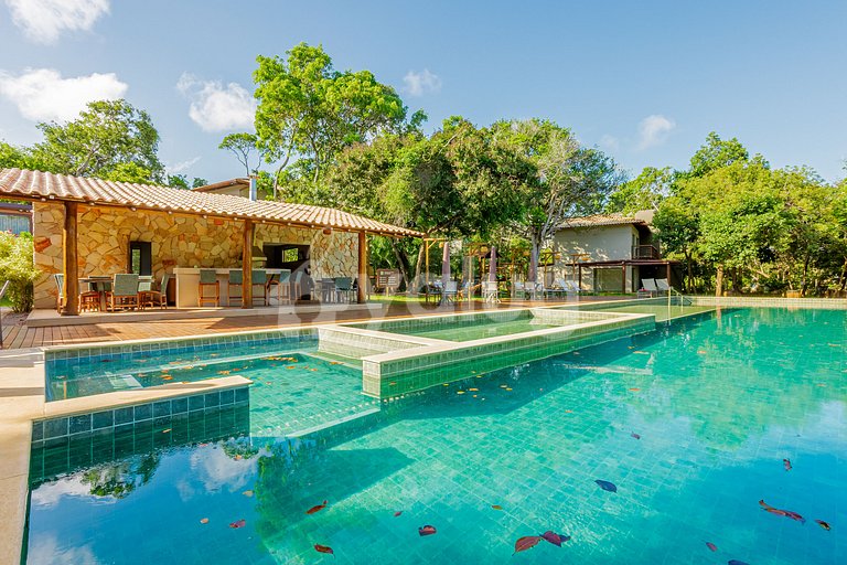PF153 Perfect Duplex with pool, 4 suites, Praia do Forte