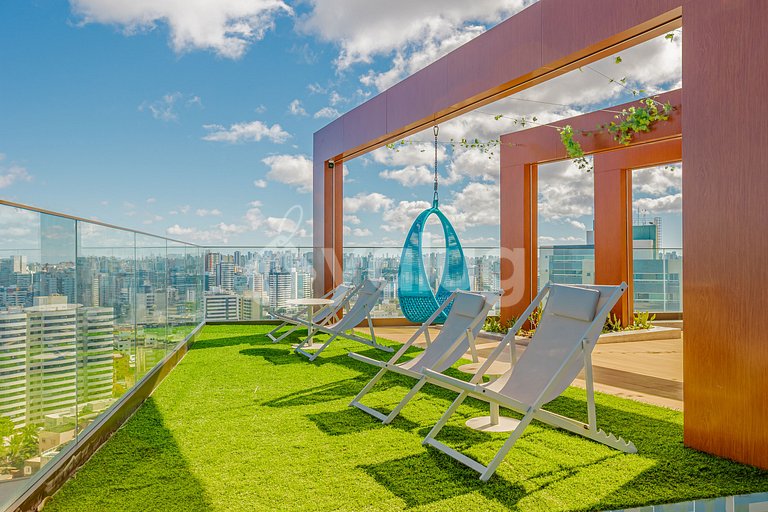 CZ03 Maravilhoso Studio - Cond. Melhor Vista do Costa Azul