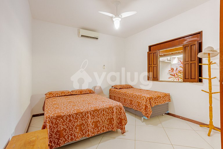 Maravilhosa Casa 5 Suítes a 550m da Praia