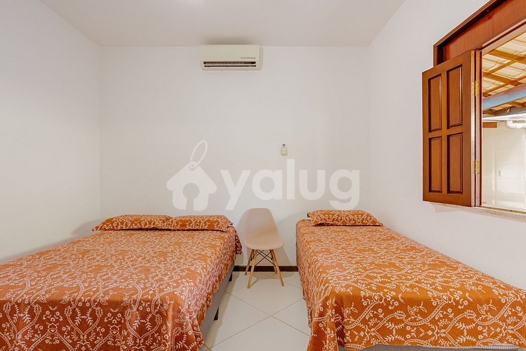 Maravilhosa Casa 5 Suítes a 550m da Praia