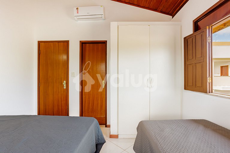 Maravilhosa Casa 5 Suítes a 550m da Praia