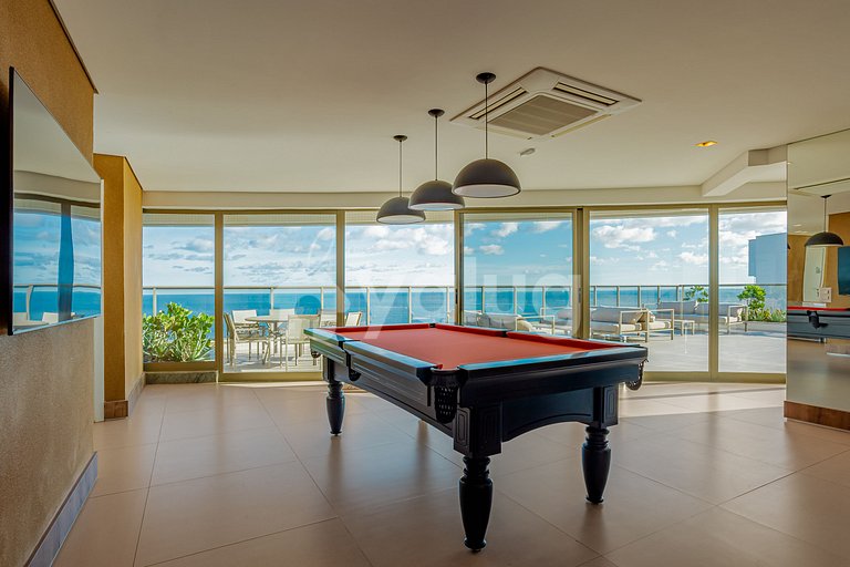 Apa de 2/4 cond. c/ Piscina a 40m de la playa de Ondina