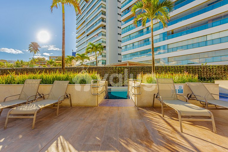Apart 2/4 Cond. c/ Piscina 40m da Praia Ondina