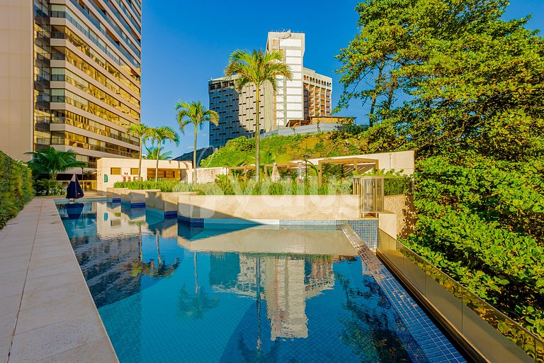 Apart 2/4 Cond. c/ Piscina 40m da Praia Ondina