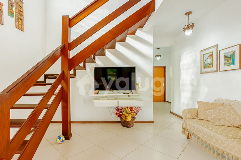 Maravilhosa Casa 5 Suítes a 550m da Praia