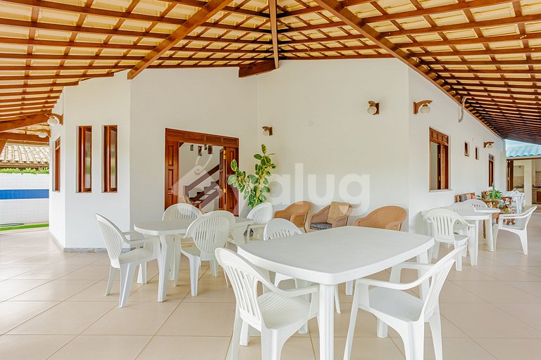 Maravilhosa Casa 5 Suítes a 550m da Praia