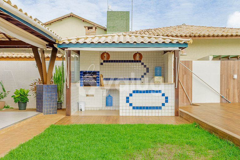 Maravilhosa Casa 5 Suítes a 550m da Praia