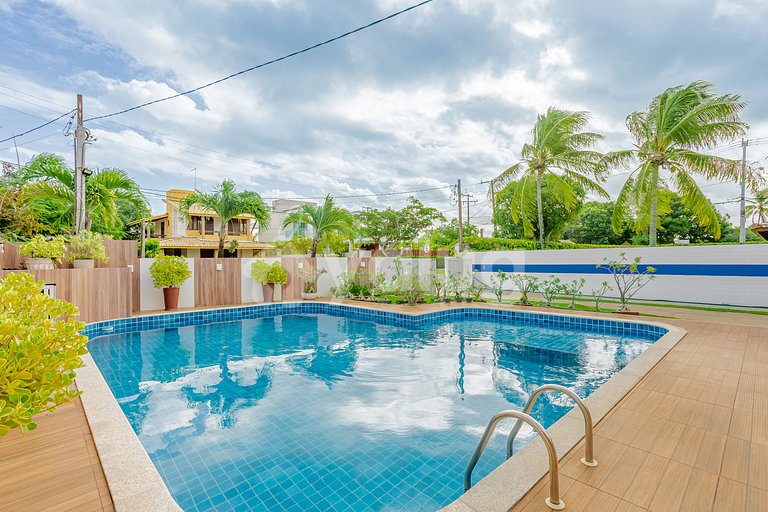 Maravilhosa Casa 5 Suítes a 550m da Praia