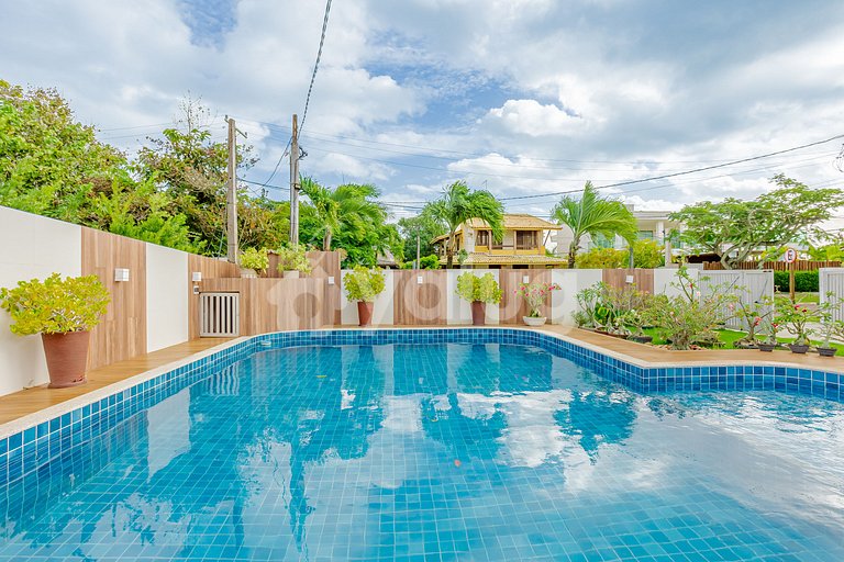 Maravilhosa Casa 5 Suítes a 550m da Praia