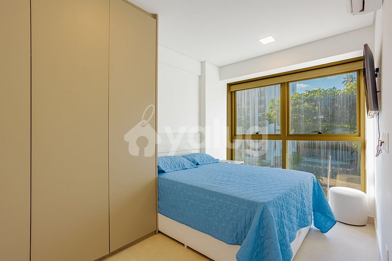 2-Bedroom Ap in Condo with Pool 40m from Ondina Beach