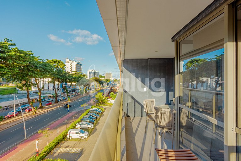 Apa de 2/4 cond. c/ Piscina a 40m de la playa de Ondina